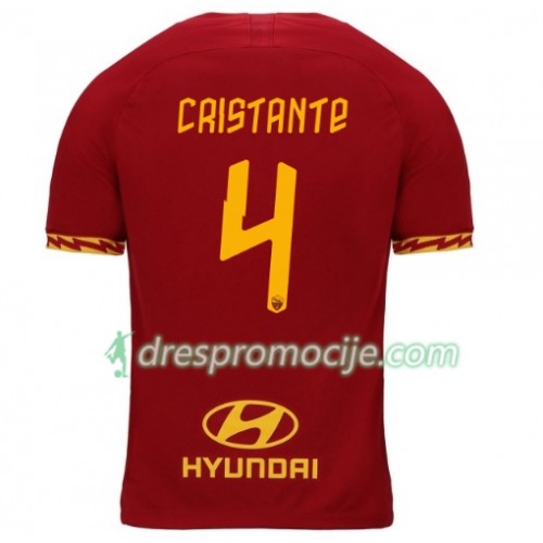 AS Roma Dres Cristante 4 Domaći 2019/20 Kratkih Rukava AS Roma Dres Cristante 4 Domaći 2019/20 Kratkih Rukava
